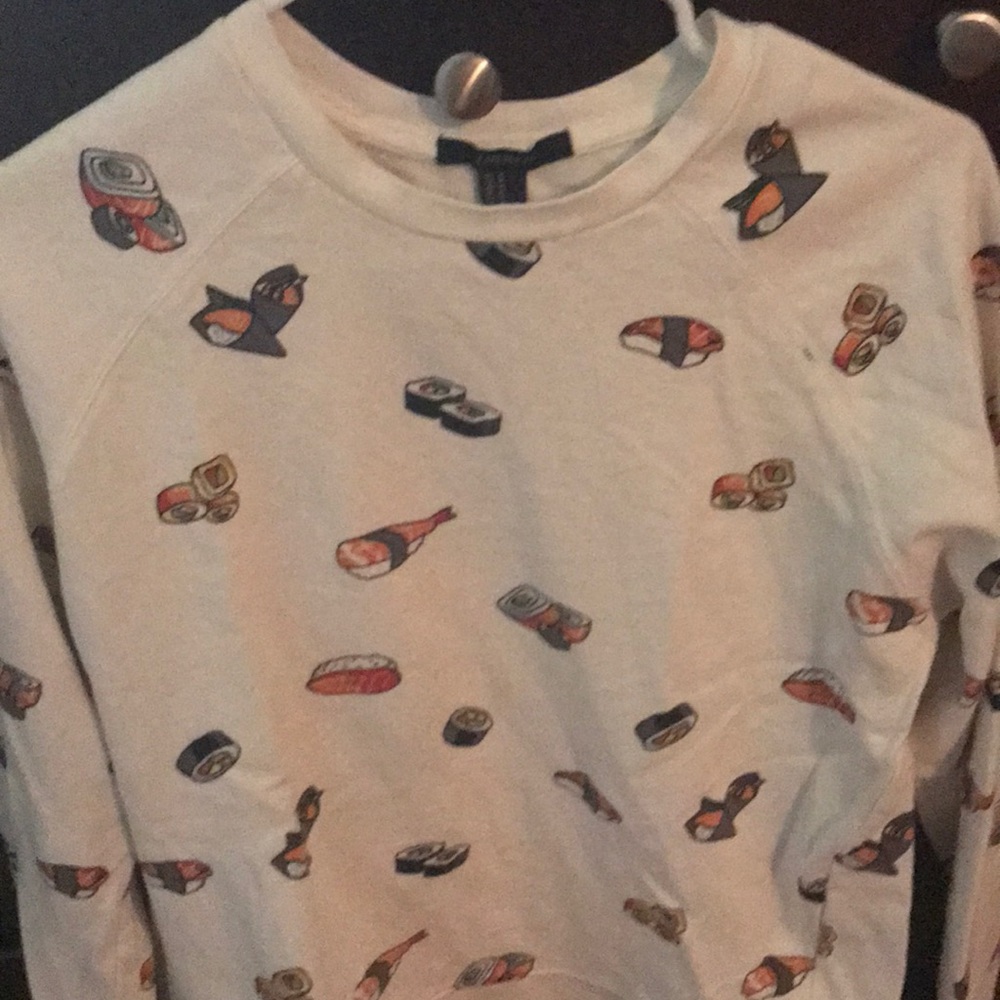 Sushi medium long sleeve sweater